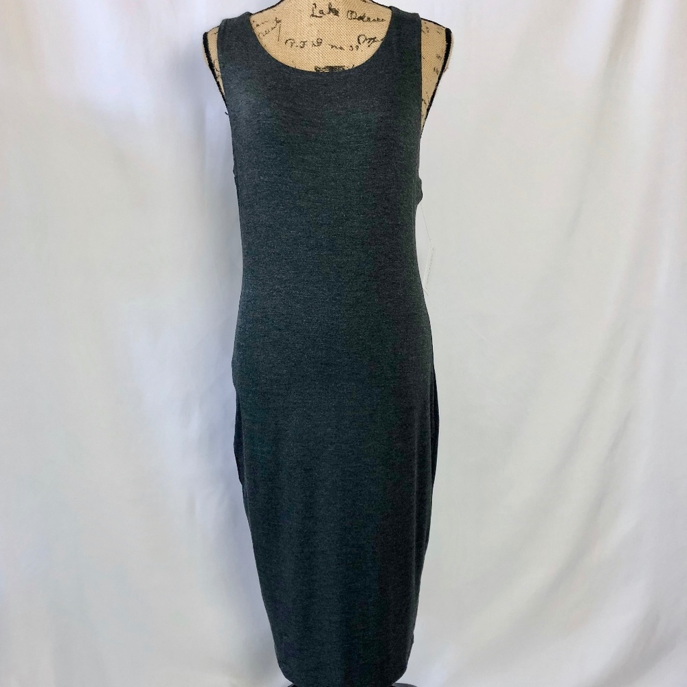 NWT  Stella Luce Long Tank Top Dress, Gray, XL …